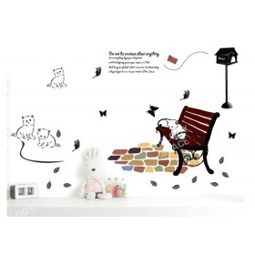 Lovely Cats Wall Decal